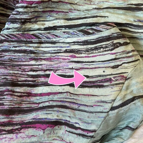 BRIAN REYES 100% SILK ZEBRA DRESS SIZE 12 - Picture 9 of 9